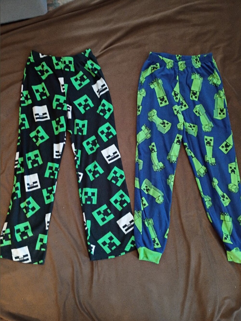 Boys Minecraft Pajama Pants Set of 2 Size 8